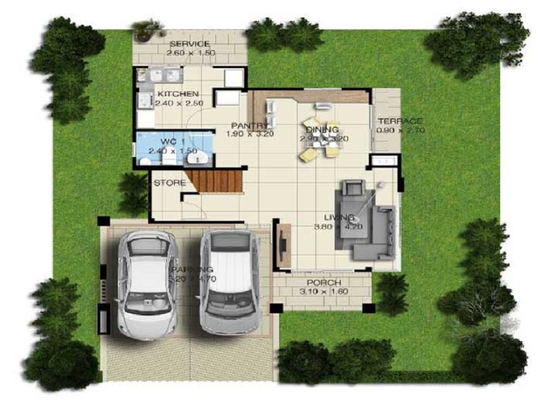 บ้านฟ้ากรีนเนอรี่-ปากเกร็ด-ราชพฤกษ์